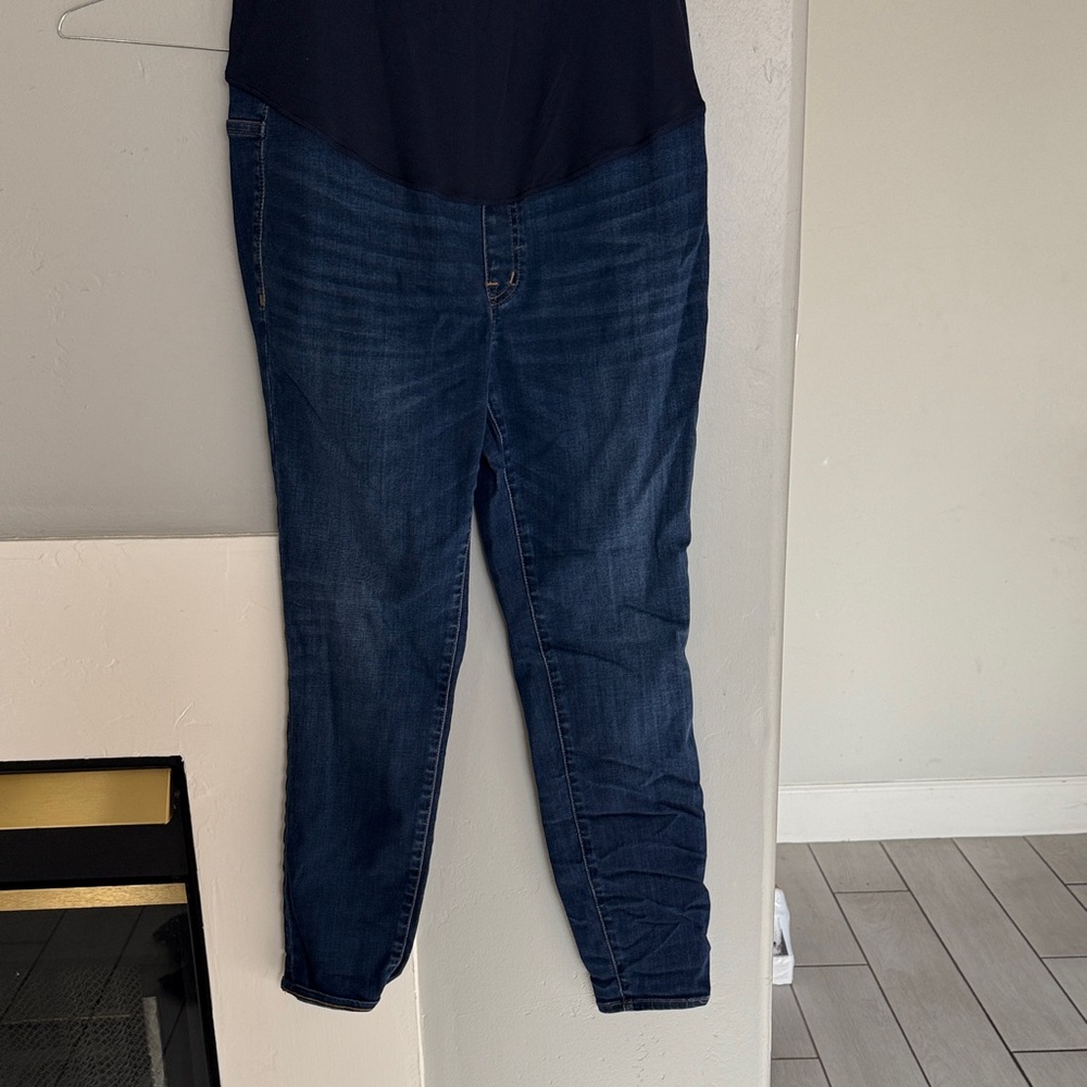 Madewell Maternity Women's Deep Indigo Skinny Jeans